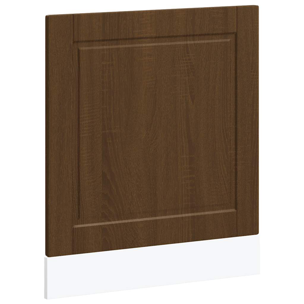 Dishwasher Panel Porto Brown Oak 60x1.5x57 cm Engineered Wood