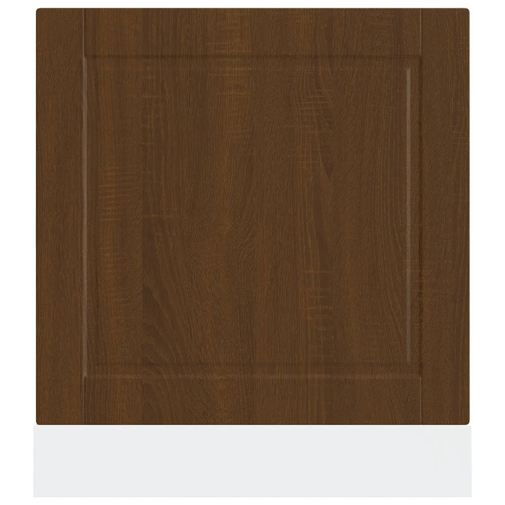 Dishwasher Panel "Porto" Brown Oak 60x1,5x57 cm Engineered Wood