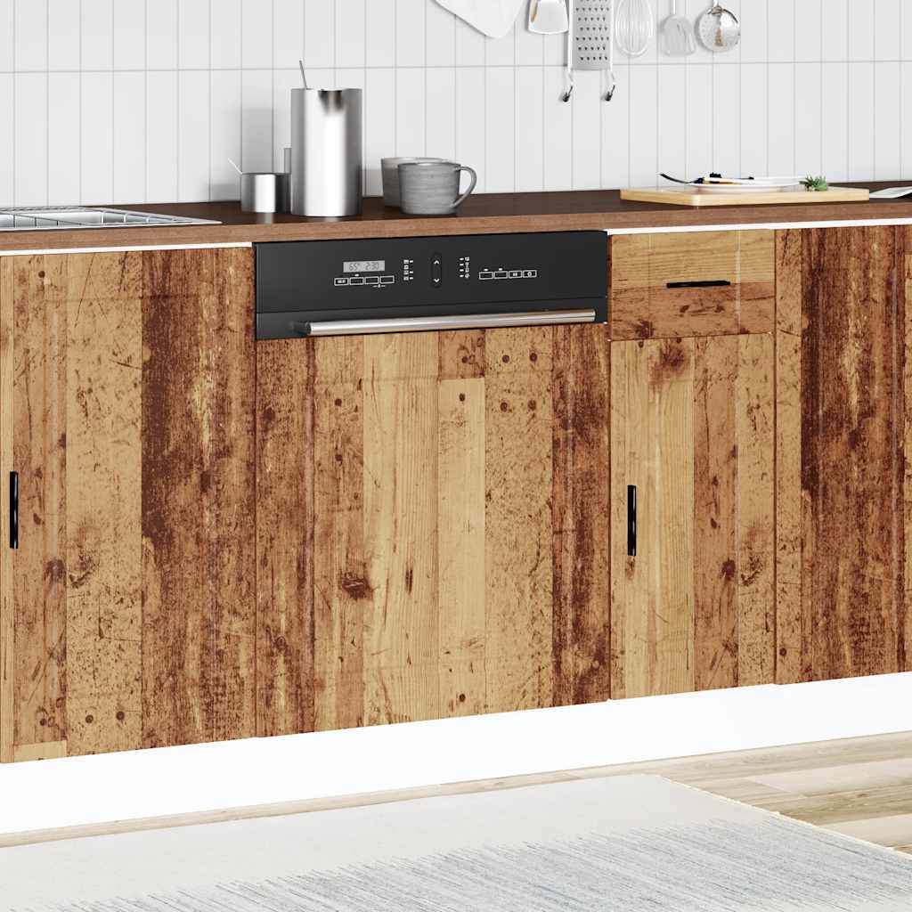 Dishwasher Panel Porto Old Wood 60x1.5x57 cm Engineered Wood