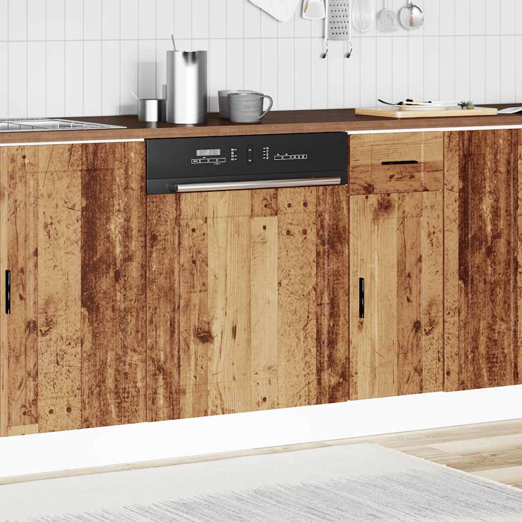 Dishwasher Panel "Porto" Old Wood 60x1,5x57 cm Engineered Wood