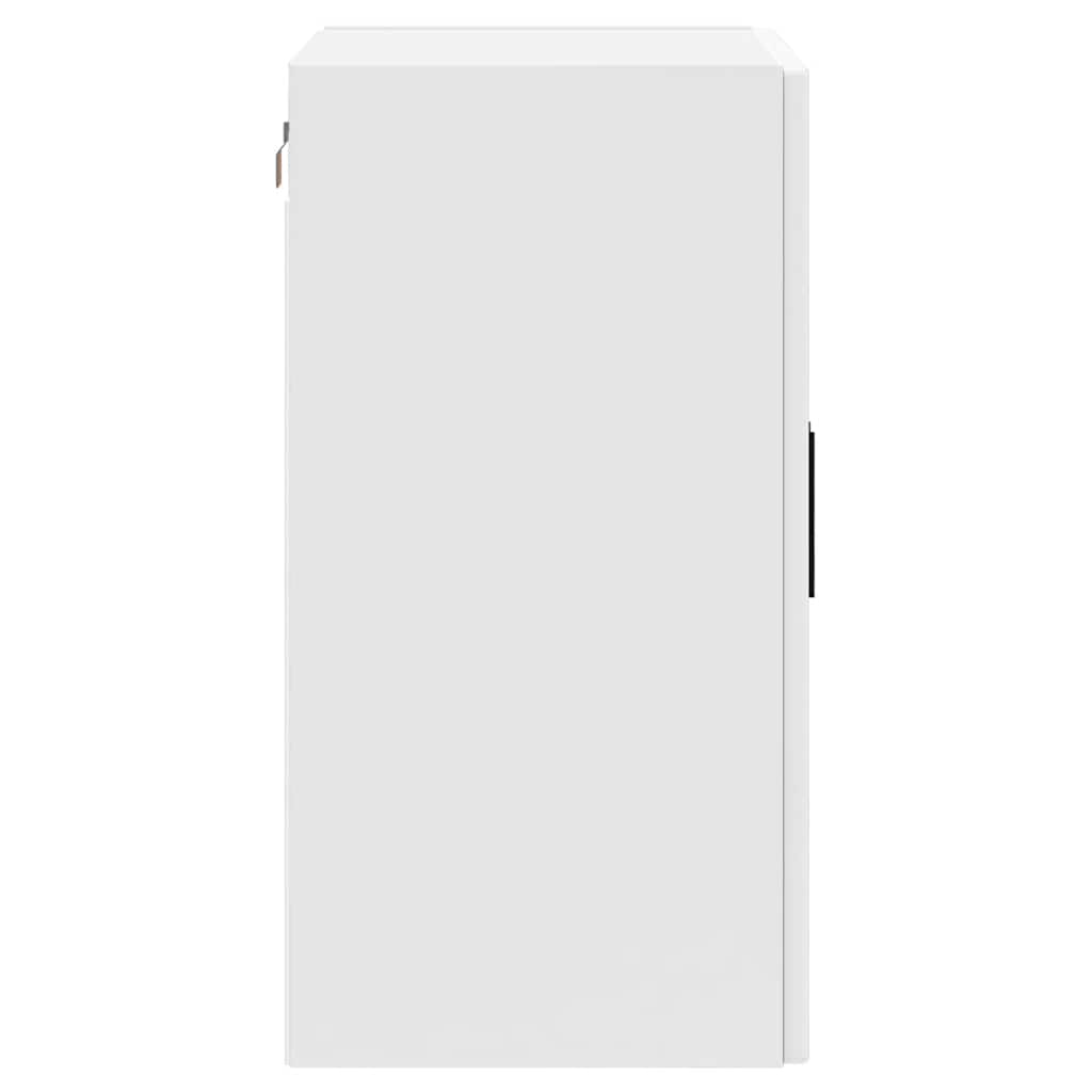 Kitchen Wall Cabinet with Glass Door Porto High Gloss White