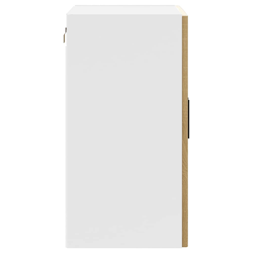 Kitchen Wall Cabinet with Glass Door Porto Sonoma Oak