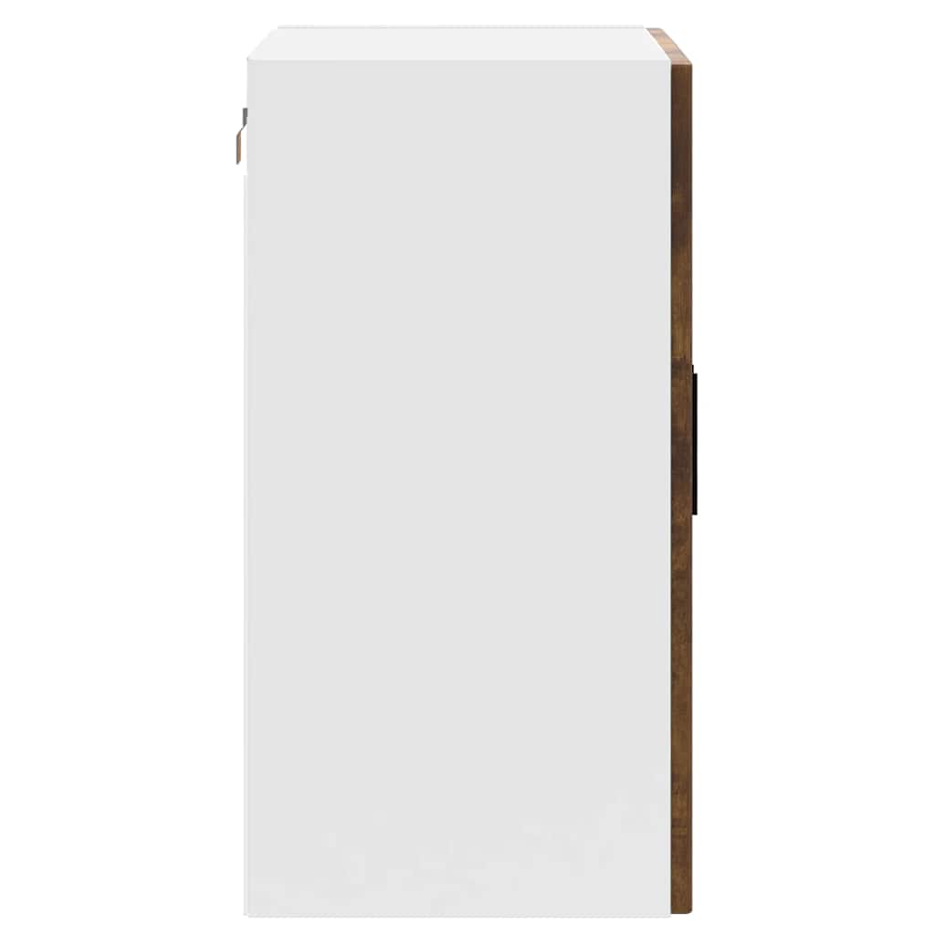 Kitchen Wall Cabinet with Glass Door "Porto" Smoked Oak