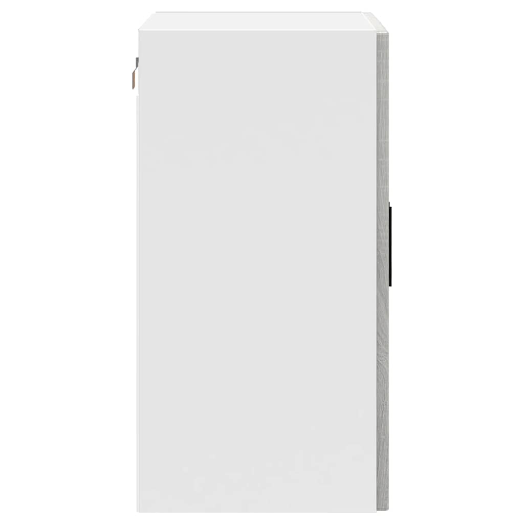 Kitchen Wall Cabinet with Glass Door Porto Grey Sonoma