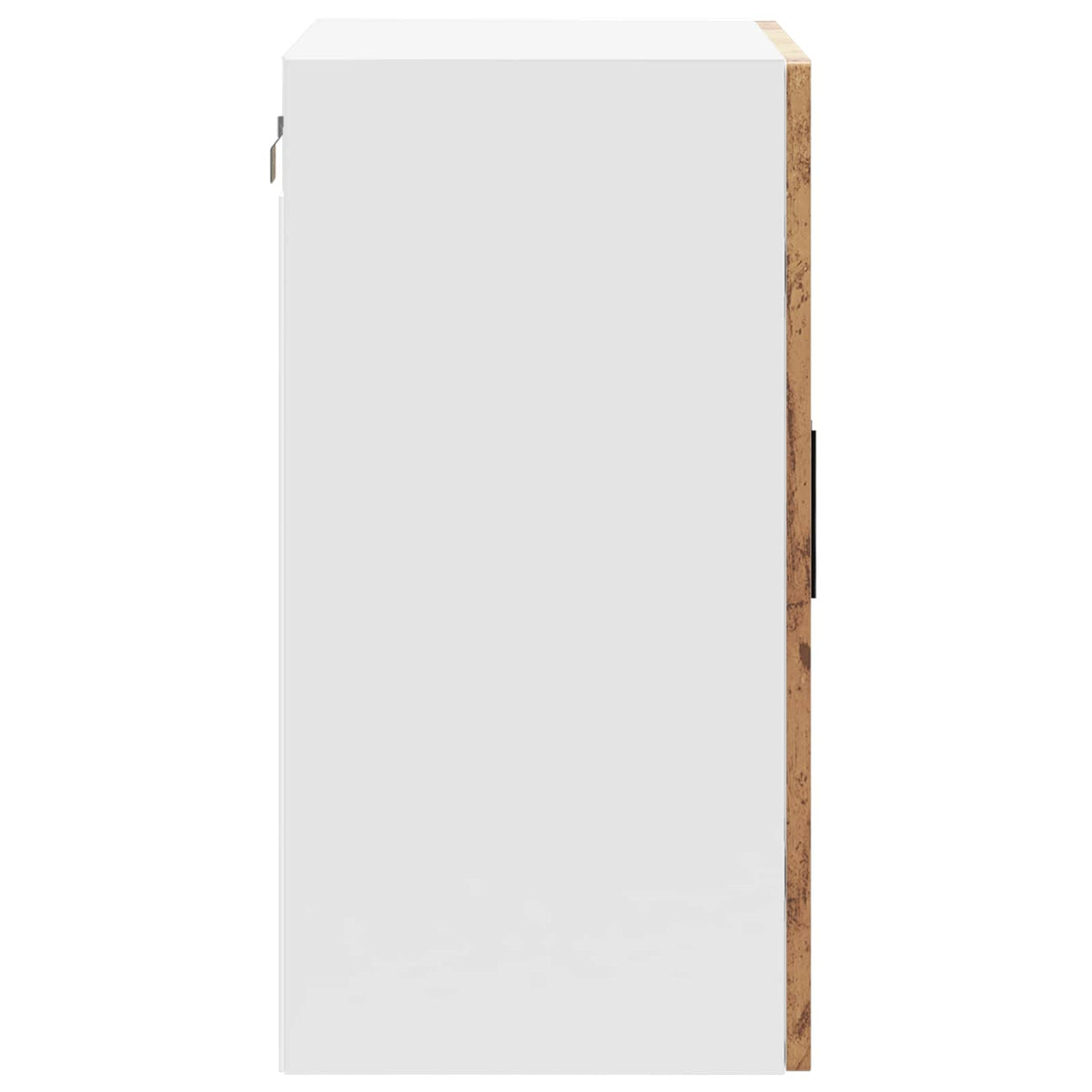 Kitchen Wall Cabinet with Glass Door "Porto" Old Wood