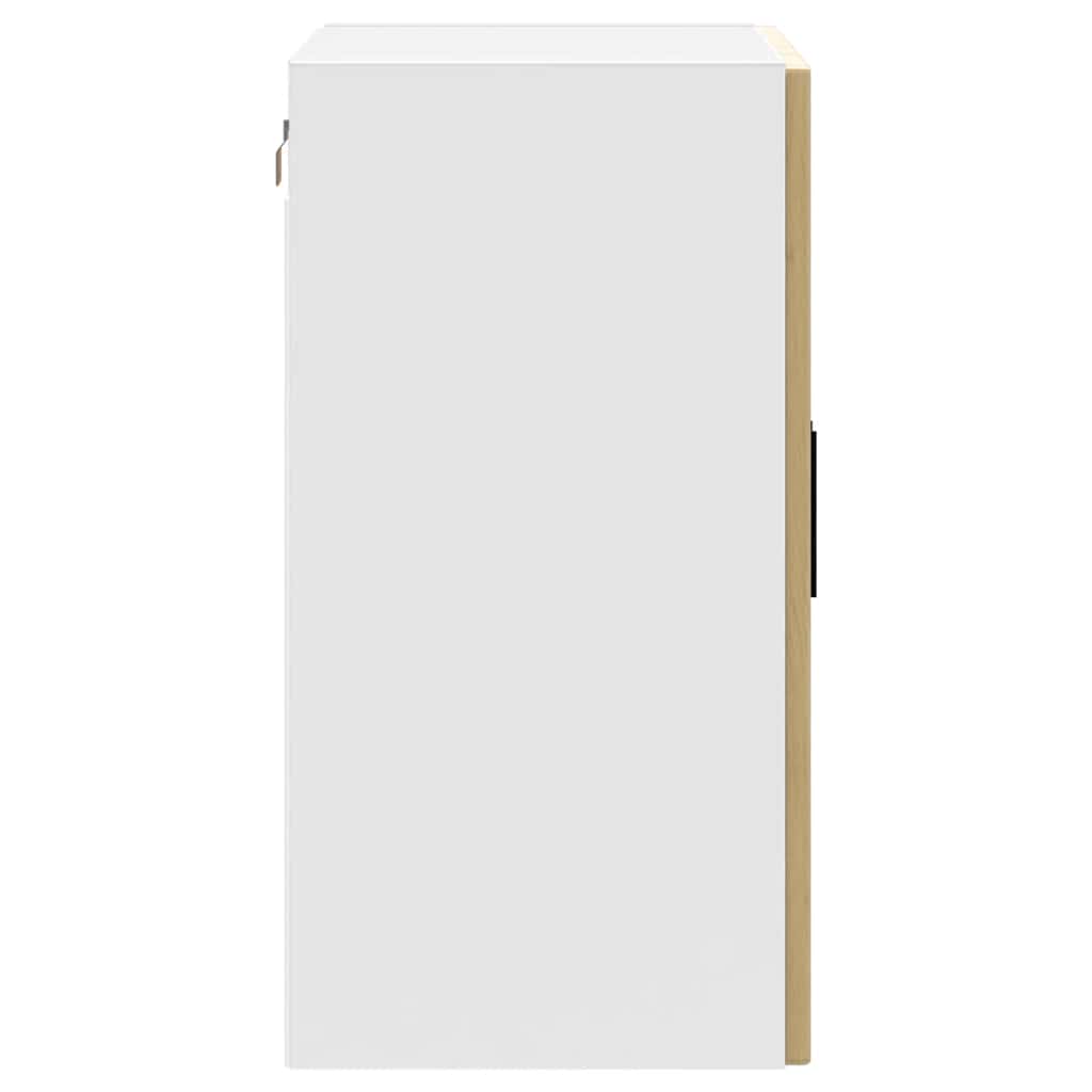 Kitchen Wall Cabinet with Glass Door Porto Artisan Oak