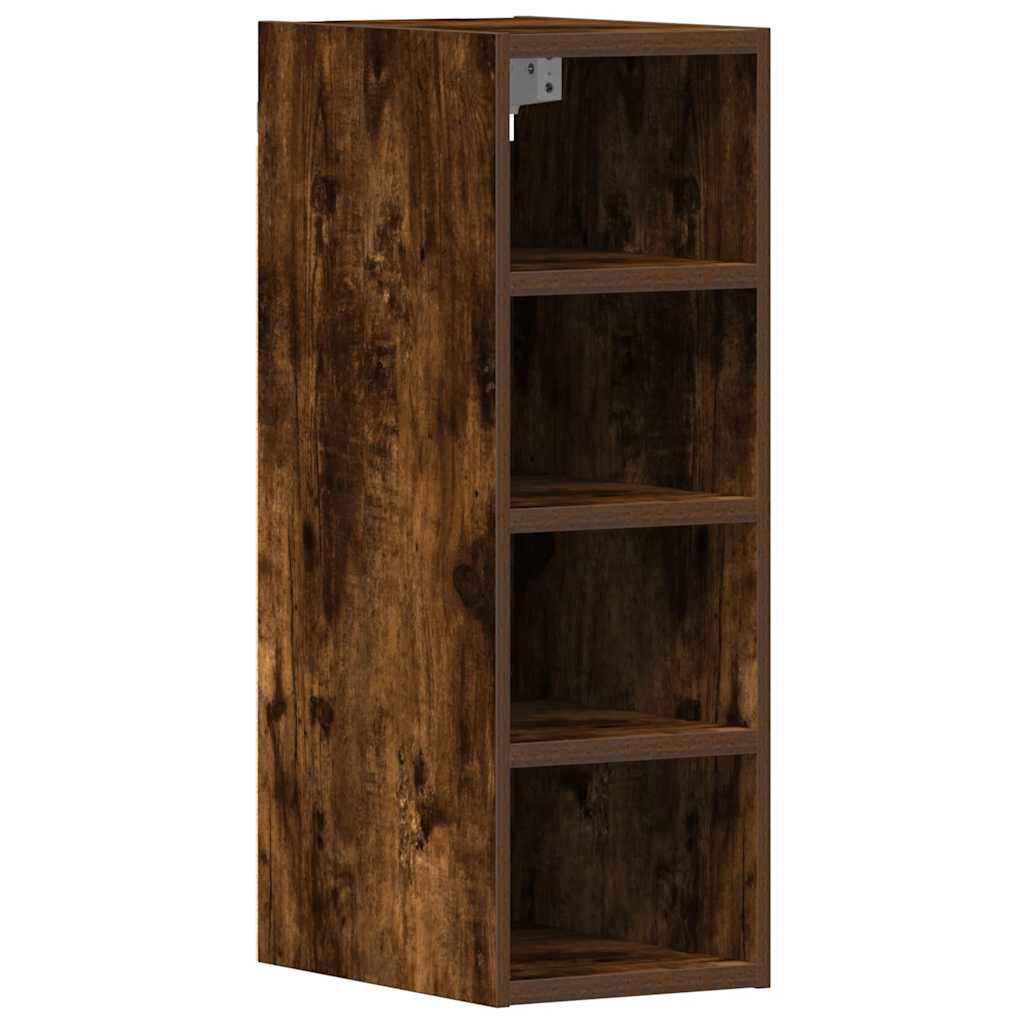 vidaXL Hanging Cabinet Smoked Oak 20x29.5x60 cm Engineered Wood