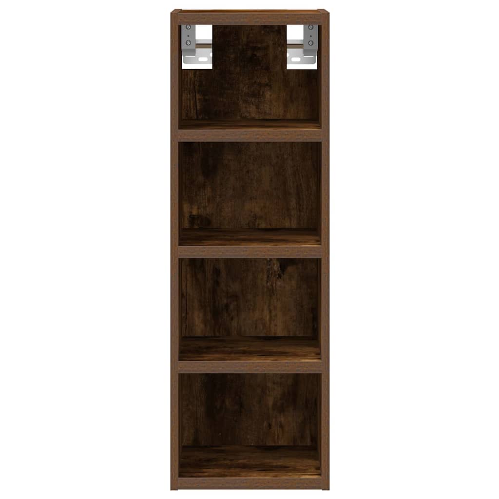 vidaXL Hanging Cabinet Smoked Oak 20x29.5x60 cm Engineered Wood