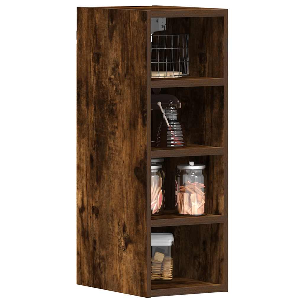 vidaXL Hanging Cabinet Smoked Oak 20x29.5x60 cm Engineered Wood