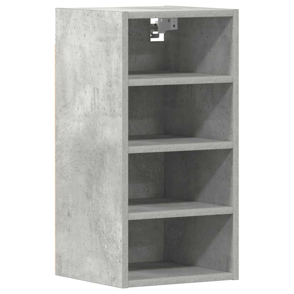 vidaXL Hanging Cabinet Concrete Grey 30x29.5x60 cm Engineered Wood