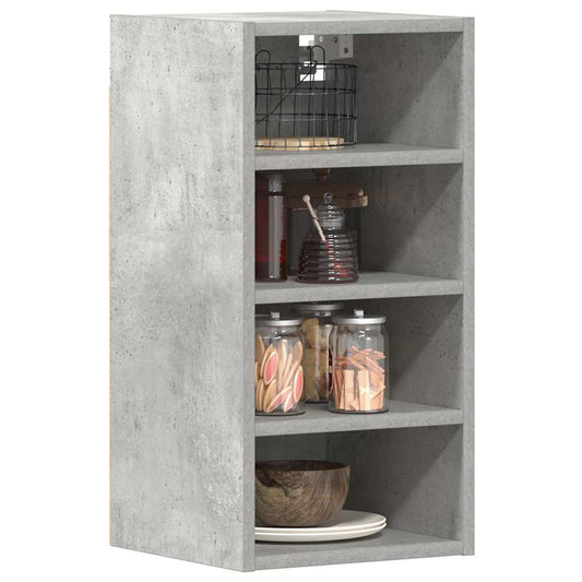 vidaXL Hanging Cabinet Concrete Grey 30x29.5x60 cm Engineered Wood