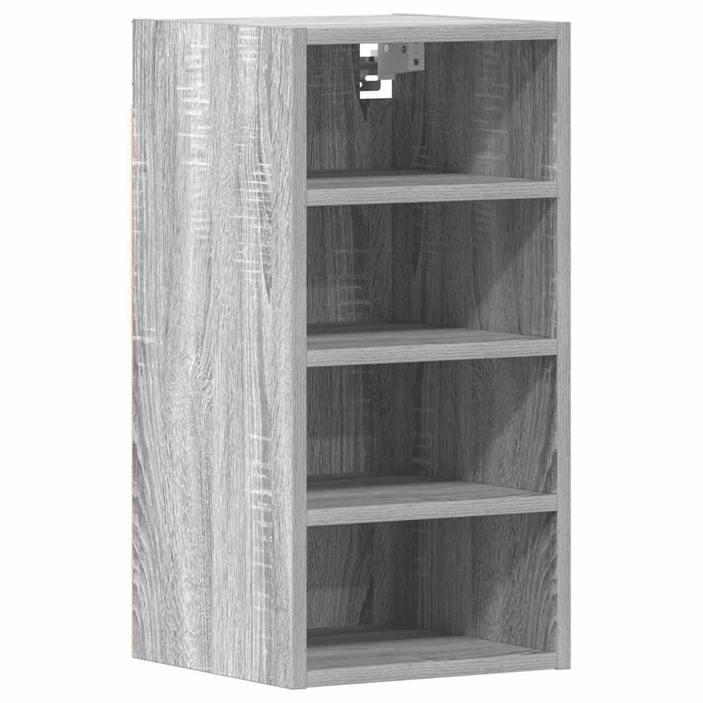 vidaXL Hanging Cabinet Grey Sonoma 30x29.5x60 cm Engineered Wood