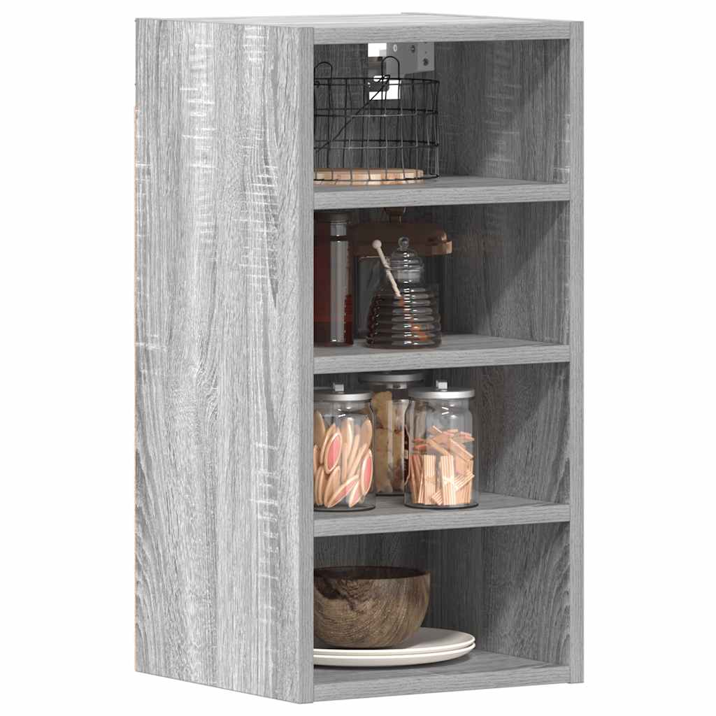 vidaXL Hanging Cabinet Grey Sonoma 30x29.5x60 cm Engineered Wood