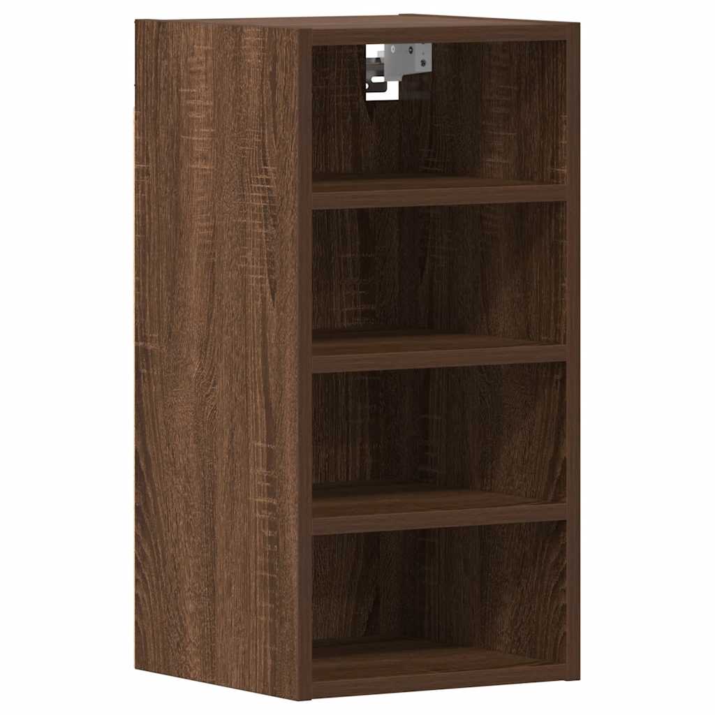 vidaXL Hanging Cabinet Brown Oak 30x29.5x60 cm Engineered Wood