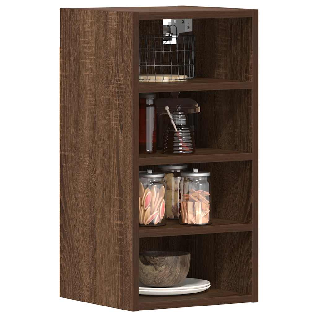 vidaXL Hanging Cabinet Brown Oak 30x29.5x60 cm Engineered Wood