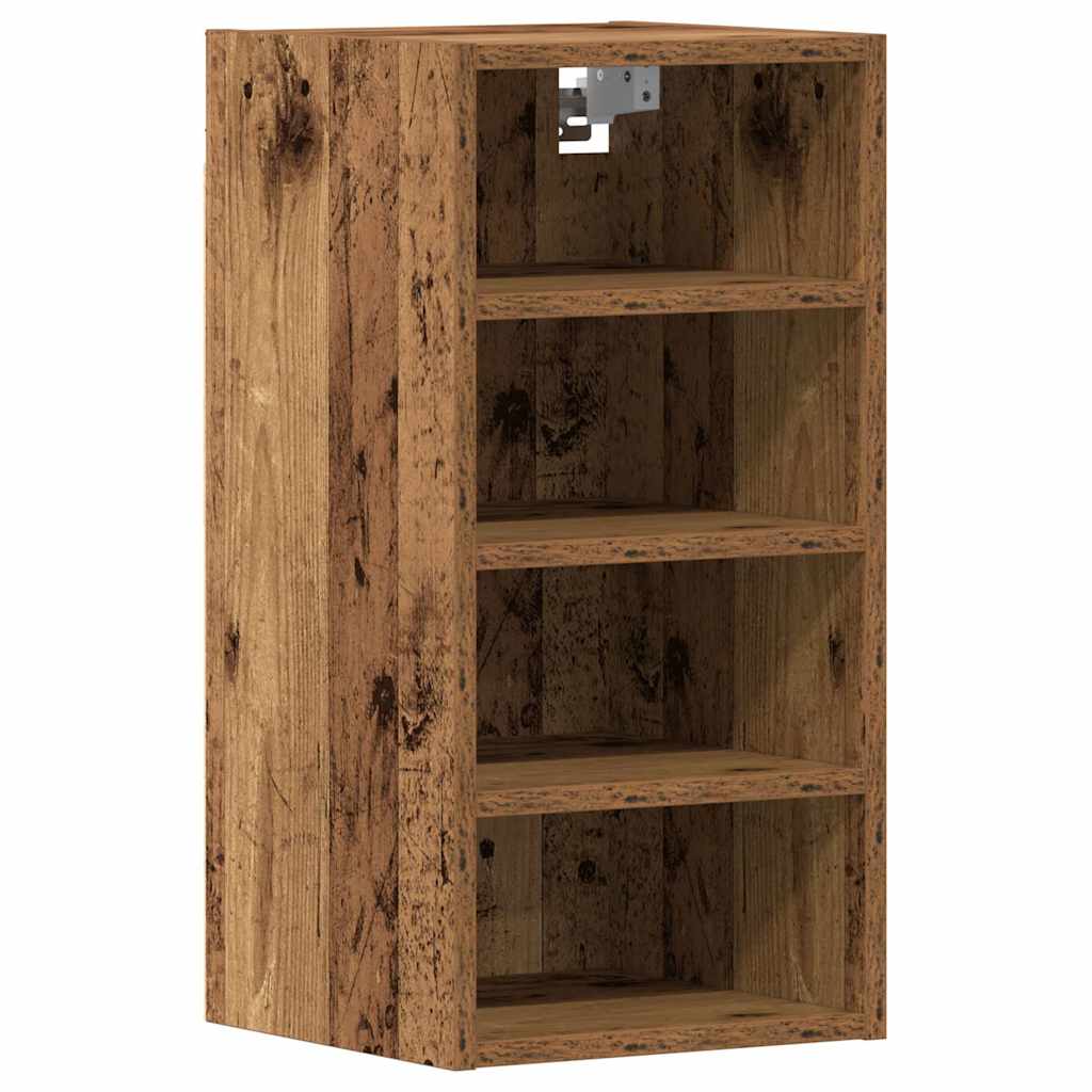 vidaXL Hanging Cabinet Old Wood 30x29.5x60 cm Engineered Wood