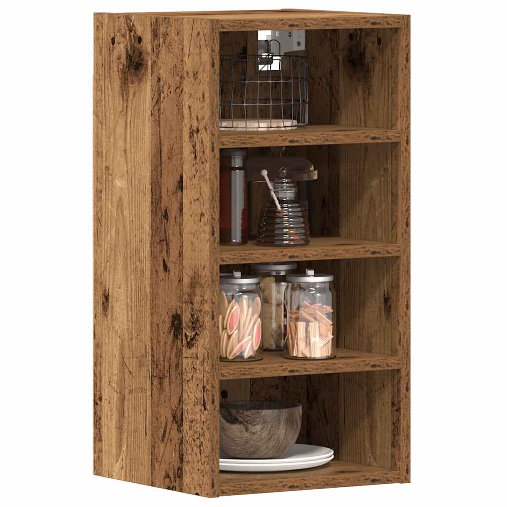 vidaXL Hanging Cabinet Old Wood 30x29.5x60 cm Engineered Wood