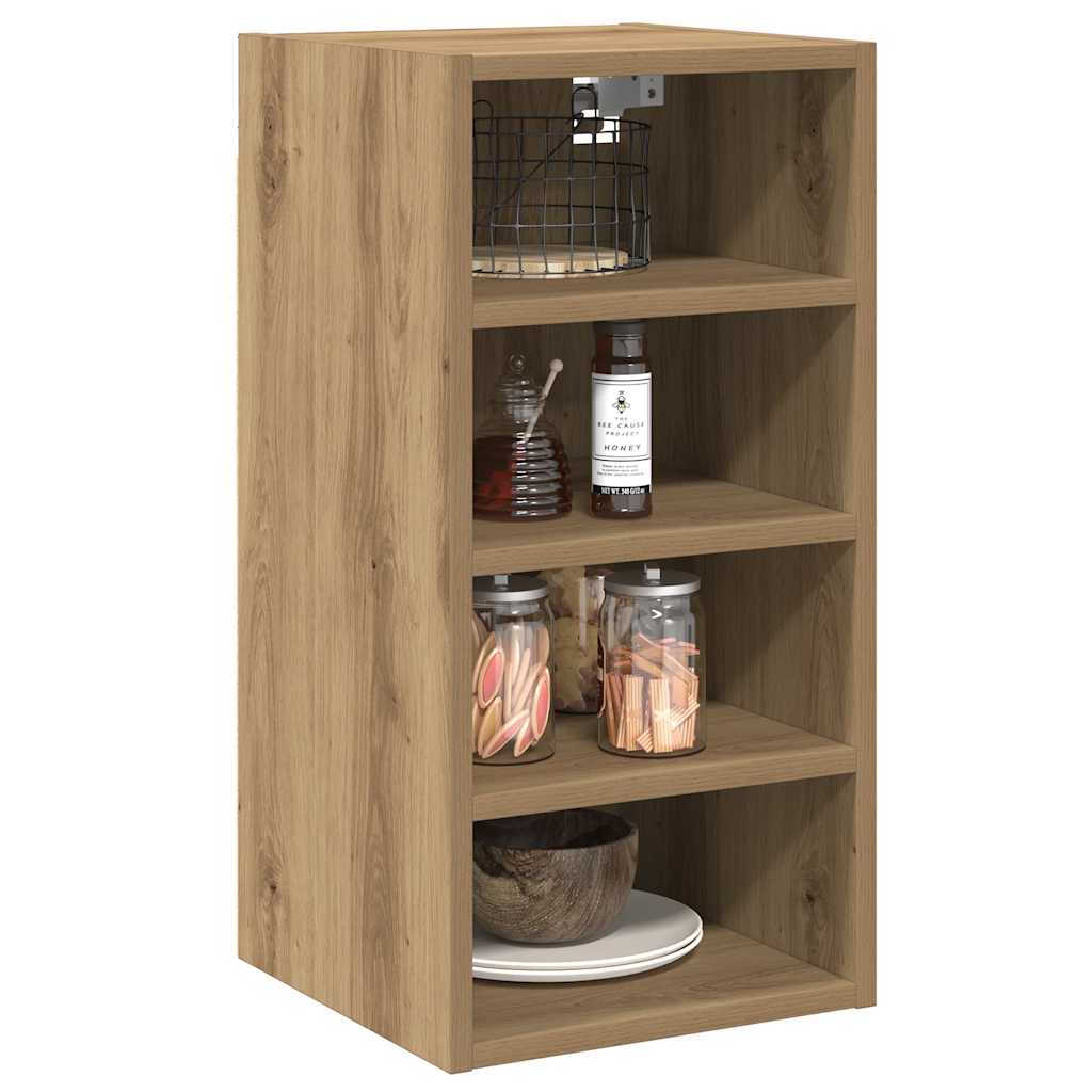 Hanging Cabinet "Riga" Artisan Oak 30x29,5x60 cm Engineered Wood