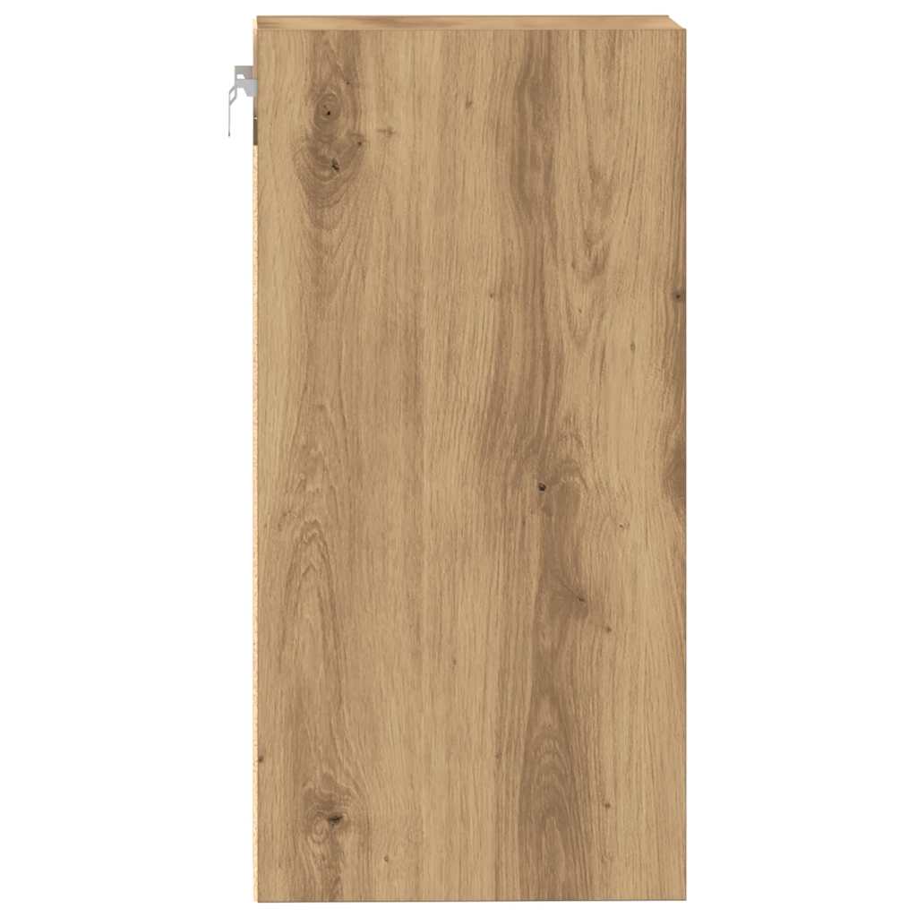 Hanging Cabinet "Riga" Artisan Oak 30x29,5x60 cm Engineered Wood