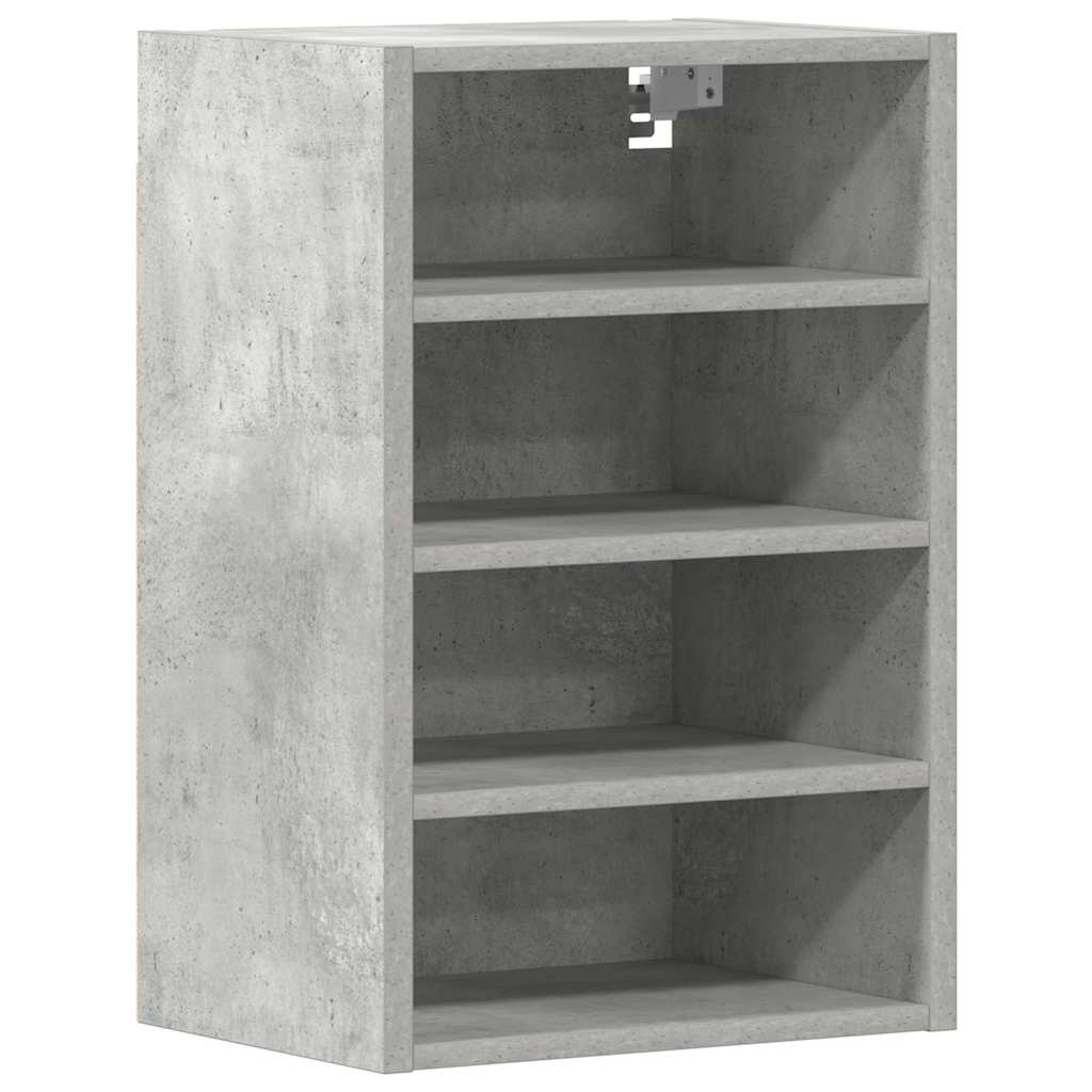 vidaXL Hanging Cabinet Concrete Grey 40x29.5x60 cm Engineered Wood