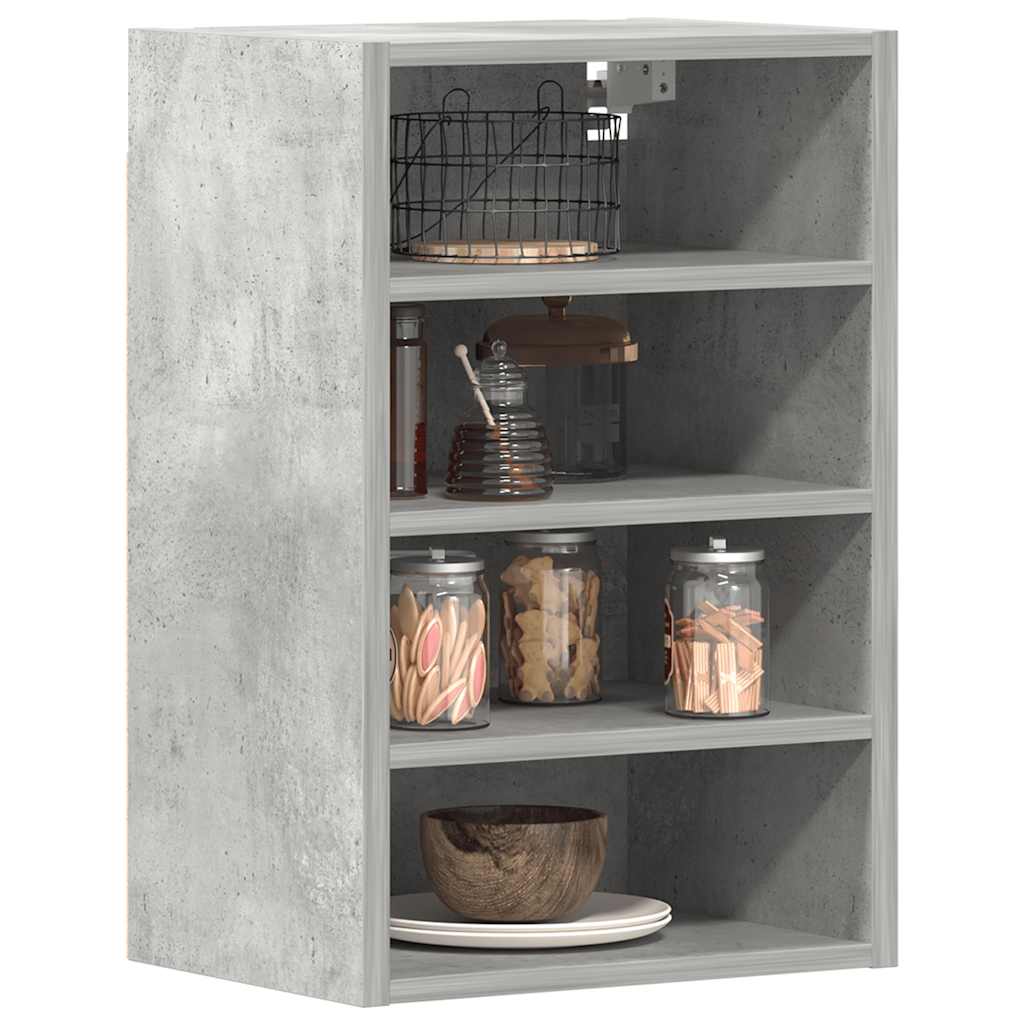 vidaXL Hanging Cabinet Concrete Grey 40x29.5x60 cm Engineered Wood