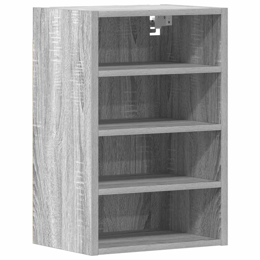 vidaXL Hanging Cabinet Grey Sonoma 40x29.5x60 cm Engineered Wood