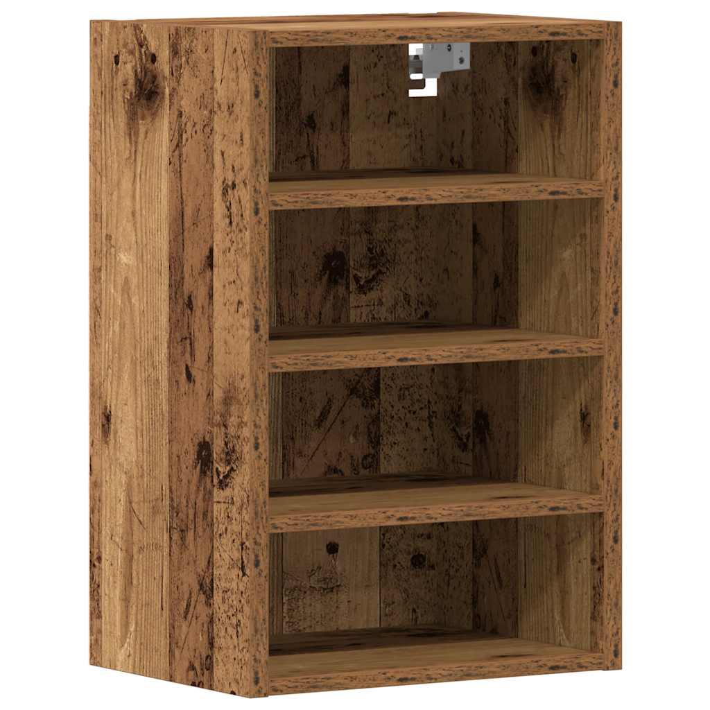 vidaXL Hanging Cabinet Old Wood 40x29.5x60 cm Engineered Wood