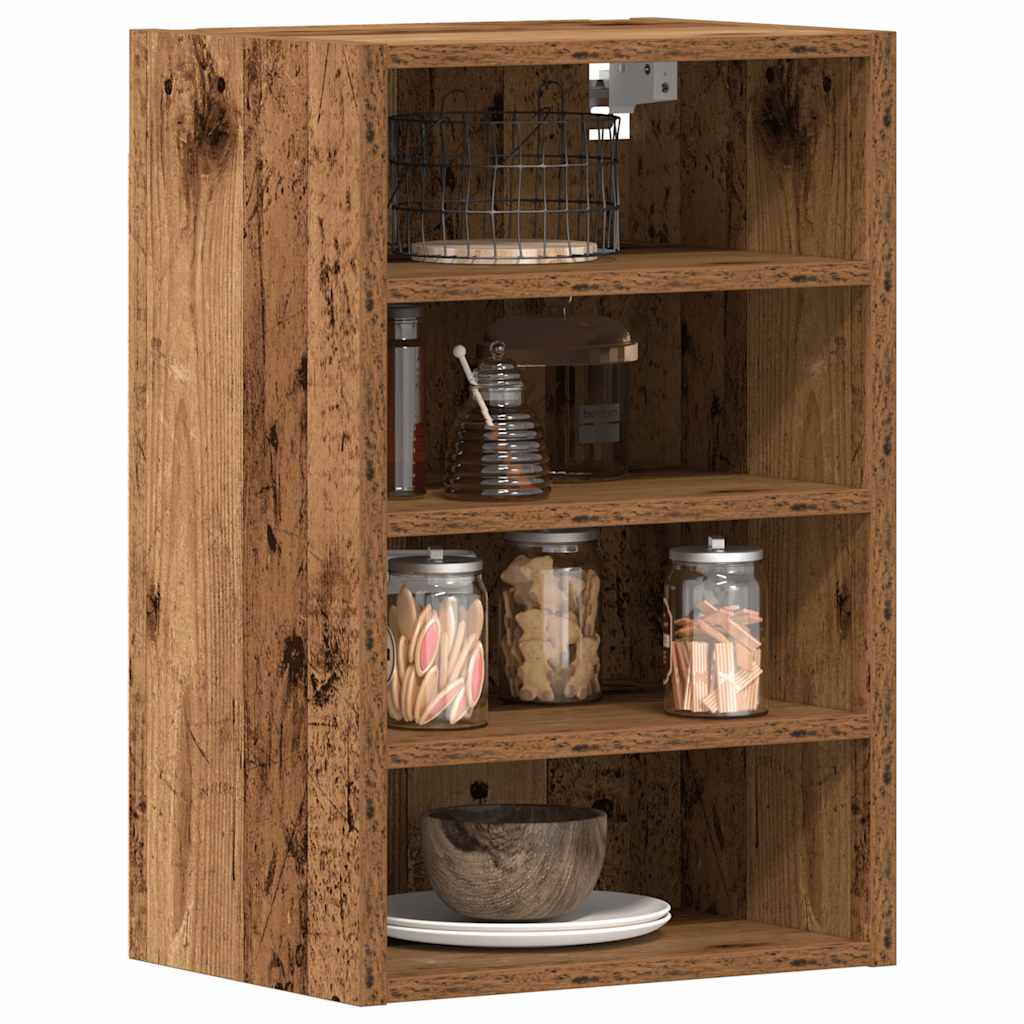 vidaXL Hanging Cabinet Old Wood 40x29.5x60 cm Engineered Wood