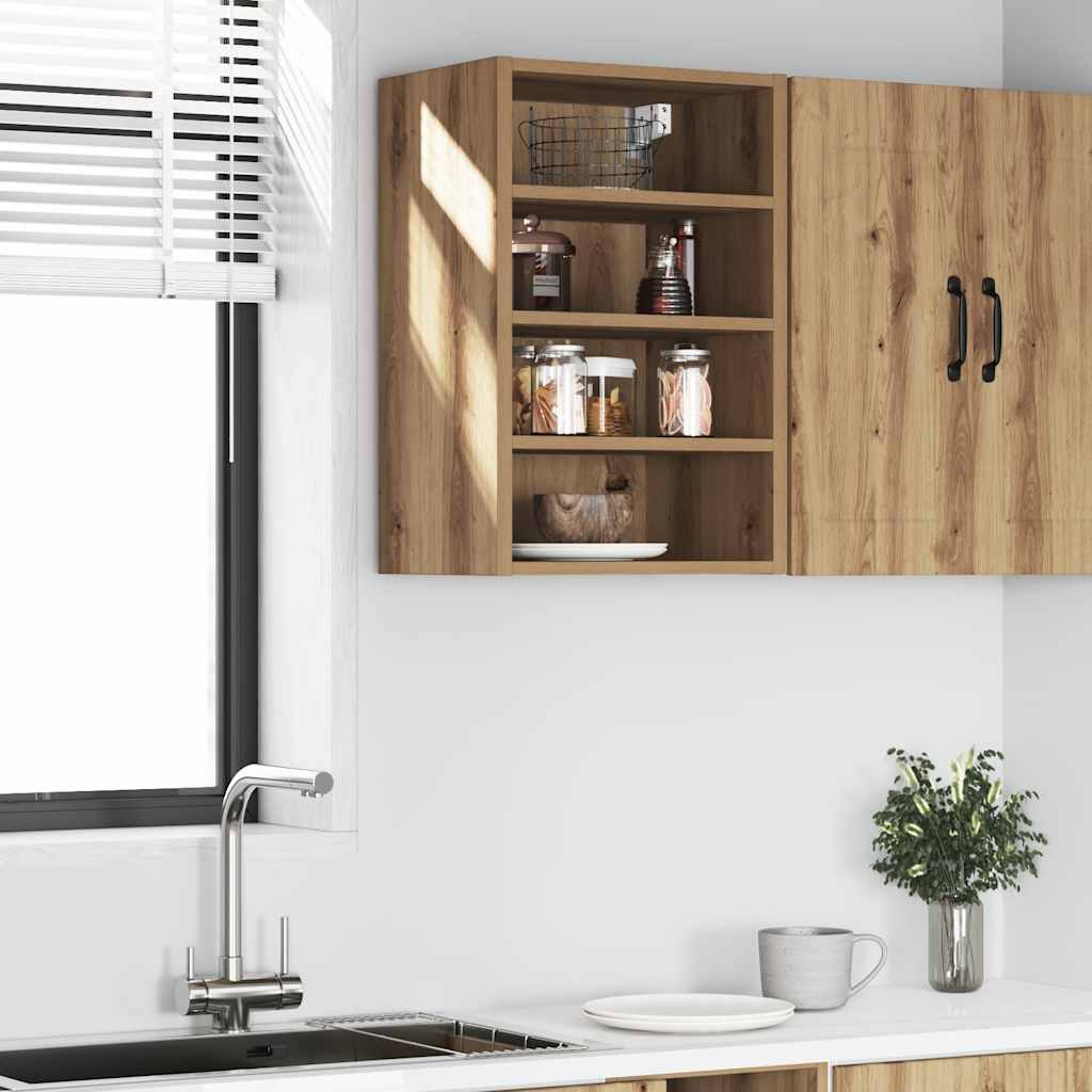 vidaXL Hanging Cabinet Artisan Oak 40x29.5x60 cm Engineered Wood