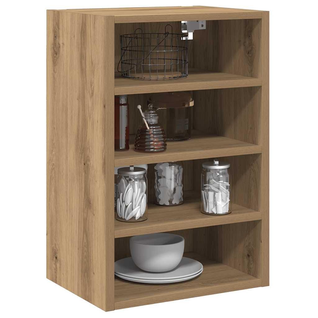 Hanging Cabinet "Riga" Artisan Oak 40x29,5x60 cm Engineered Wood