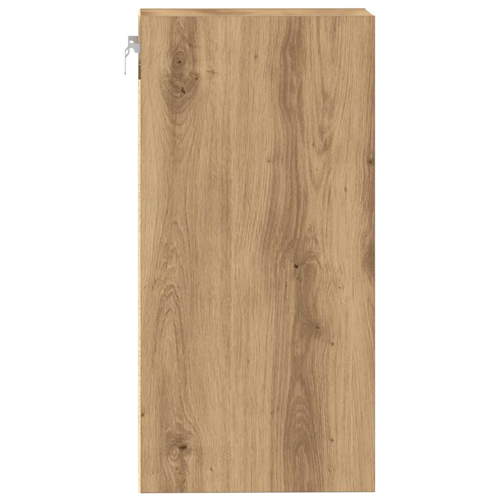 Hanging Cabinet "Riga" Artisan Oak 40x29,5x60 cm Engineered Wood