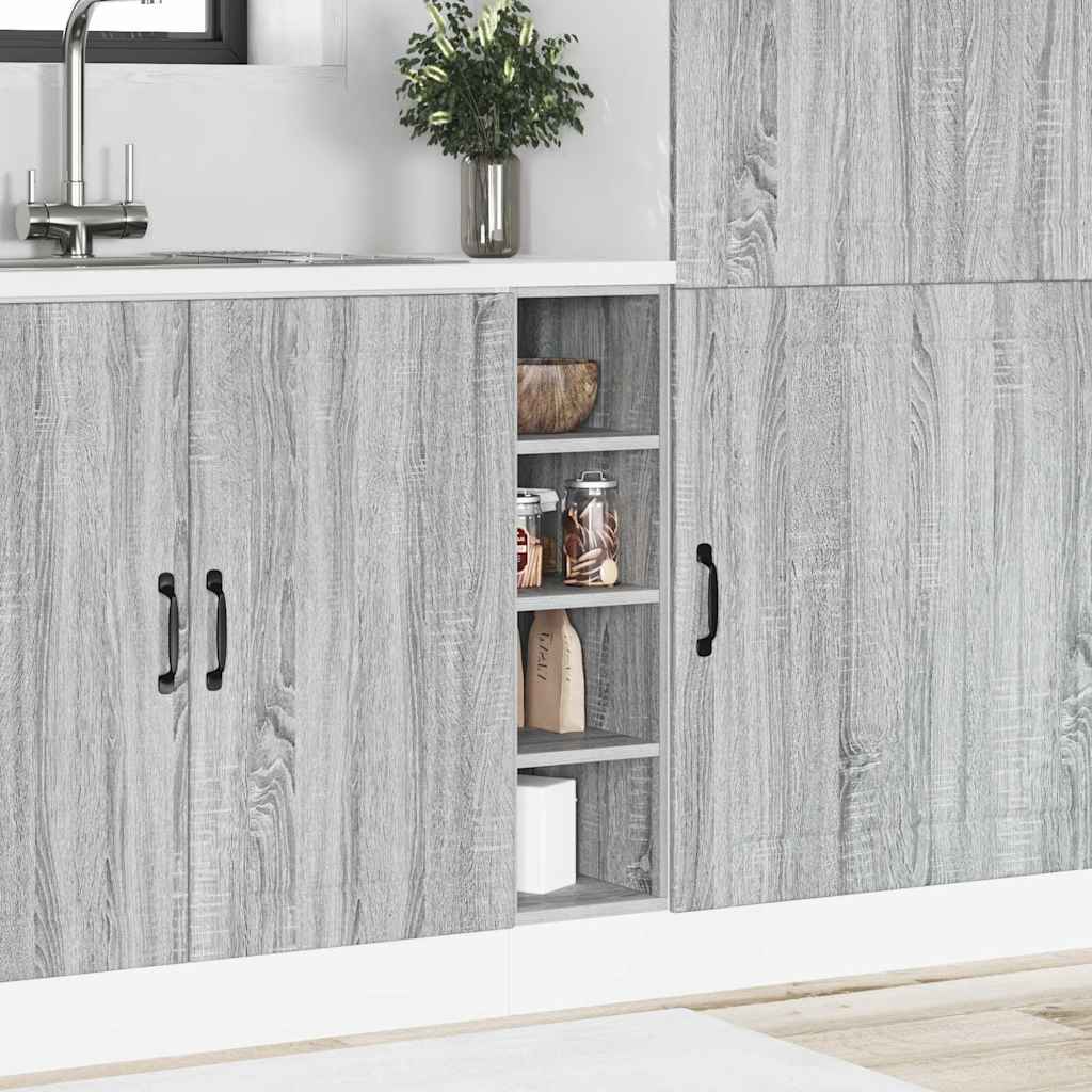 Bottom Cabinet "Riga" Grey Sonoma 20x44,5x81,5 cm Engineered Wood