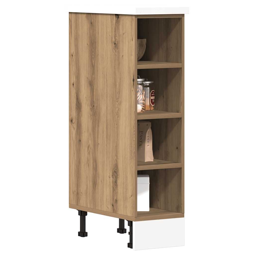 Bottom Cabinet "Riga" Artisan Oak 20x44,5x81,5 cm Engineered Wood