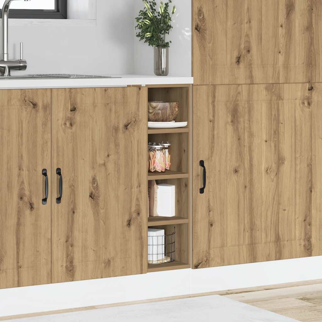 Bottom Cabinet "Riga" Artisan Oak 20x44,5x81,5 cm Engineered Wood