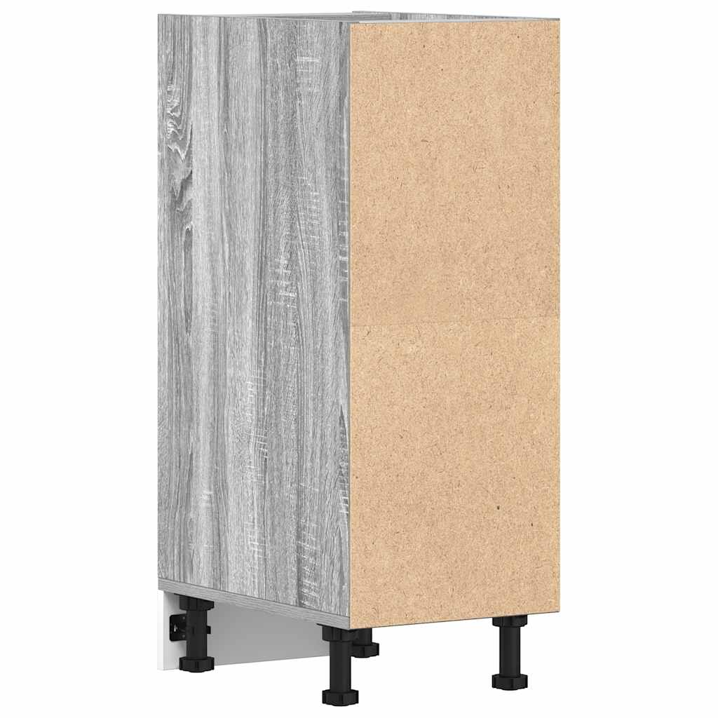 vidaXL Bottom Cabinet Grey Sonoma 30x44,5x81,5 cm Engineered Wood