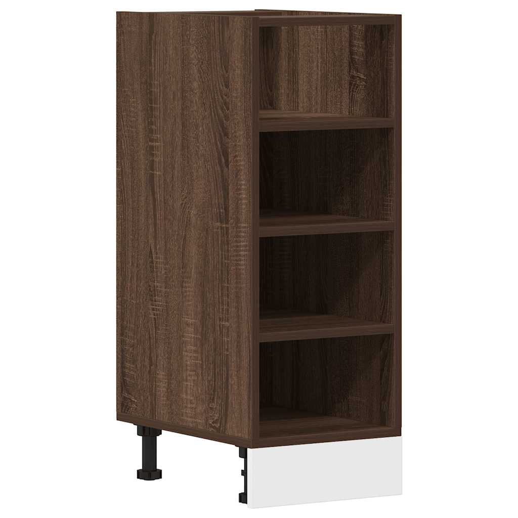 vidaXL Bottom Cabinet Brown Oak 30x44,5x81,5 cm Engineered Wood