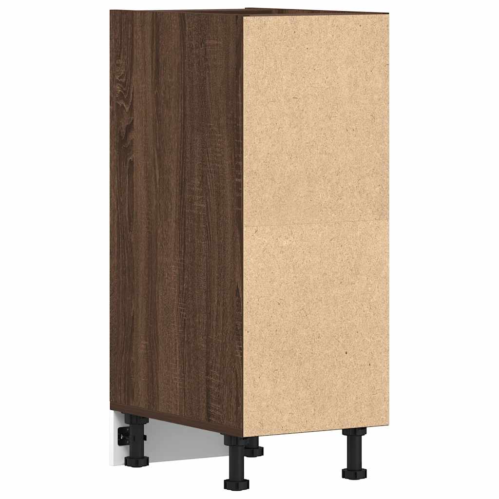 vidaXL Bottom Cabinet Brown Oak 30x44,5x81,5 cm Engineered Wood