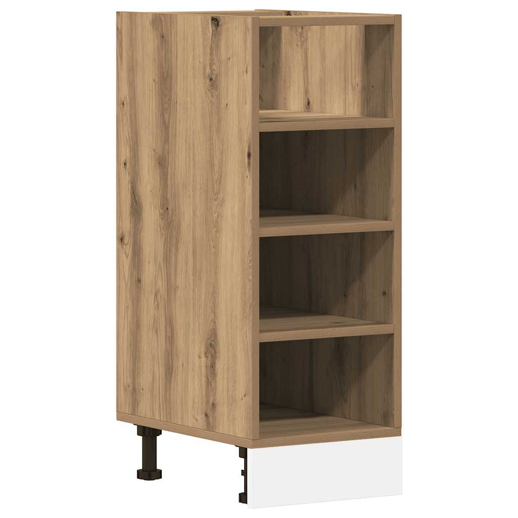 Bottom Cabinet "Riga" Artisan Oak 30x44,5x81,5 cm Engineered Wood