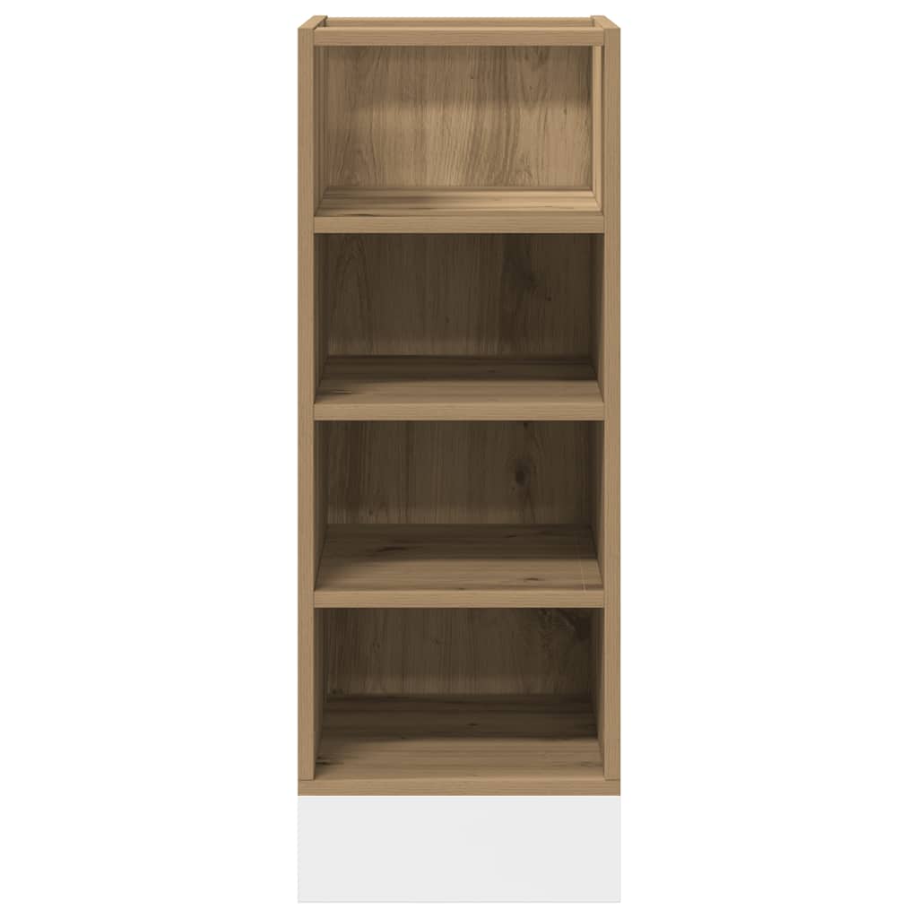 Bottom Cabinet "Riga" Artisan Oak 30x44,5x81,5 cm Engineered Wood