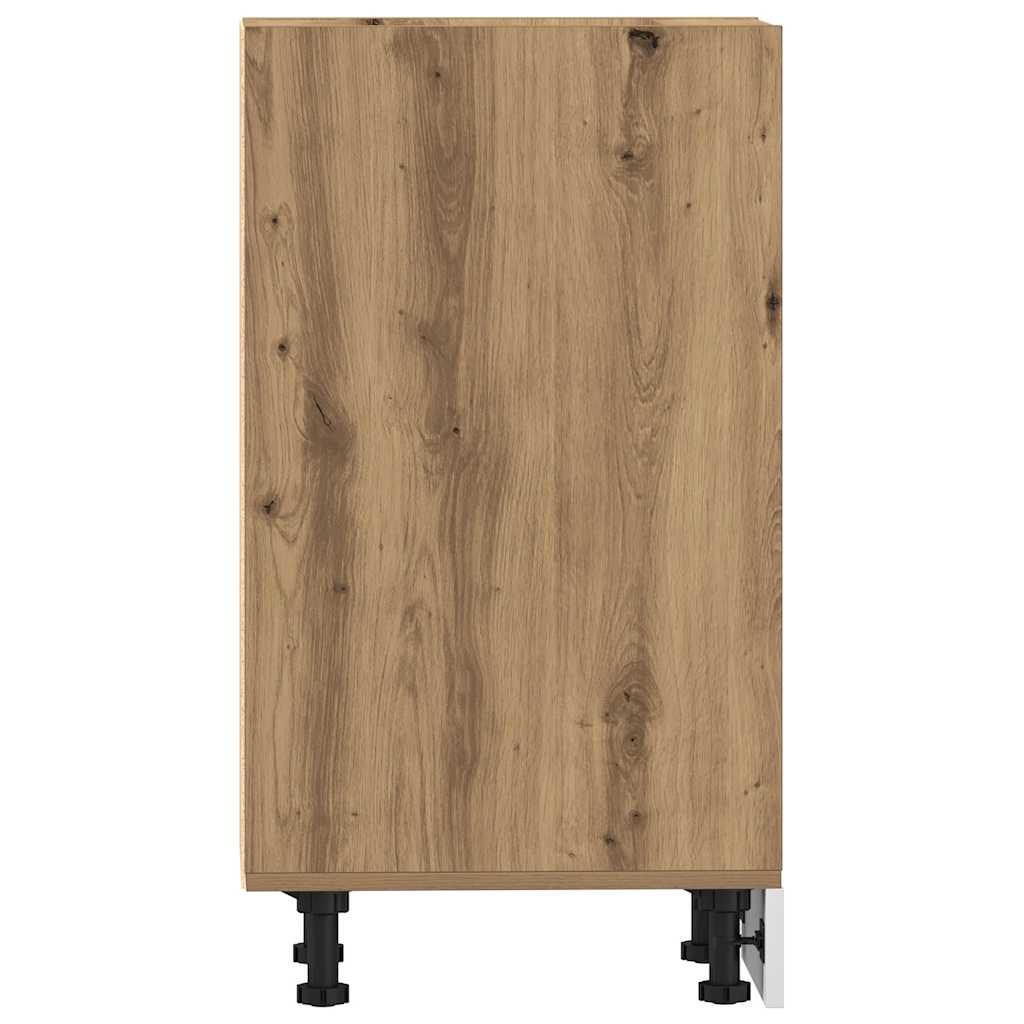 Bottom Cabinet "Riga" Artisan Oak 30x44,5x81,5 cm Engineered Wood