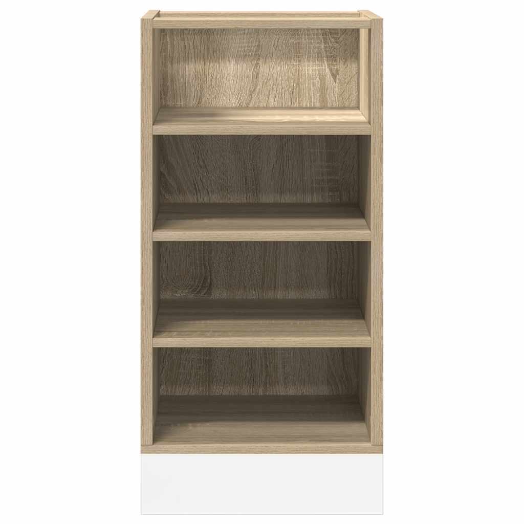 vidaXL Bottom Cabinet Sonoma Oak 40x44.5x81.5 cm Engineered Wood