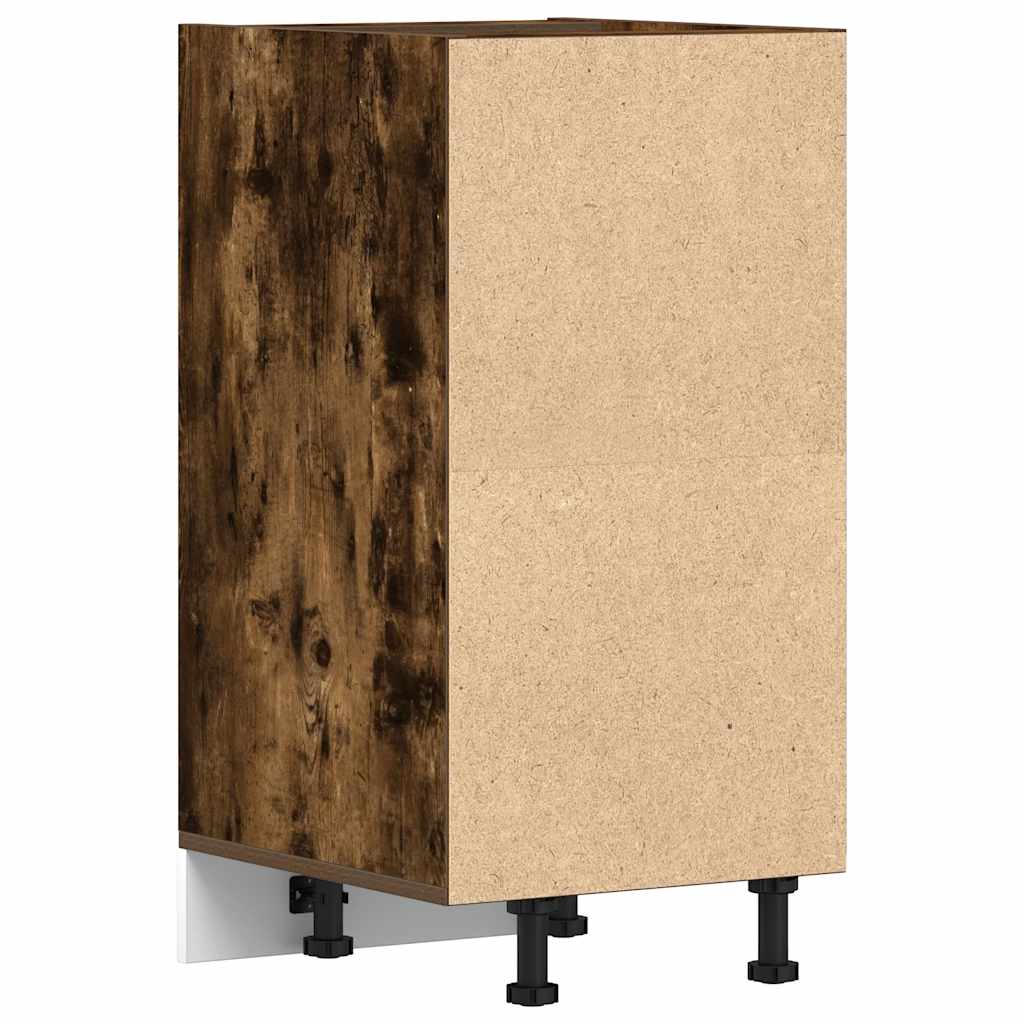 Bottom Cabinet "Riga" Smoked Oak 40x44,5x81,5 cm Engineered Wood