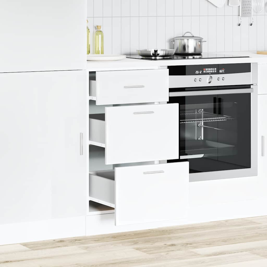 vidaXL Bottom Cabinet White 40x46x81.5 cm Engineered Wood