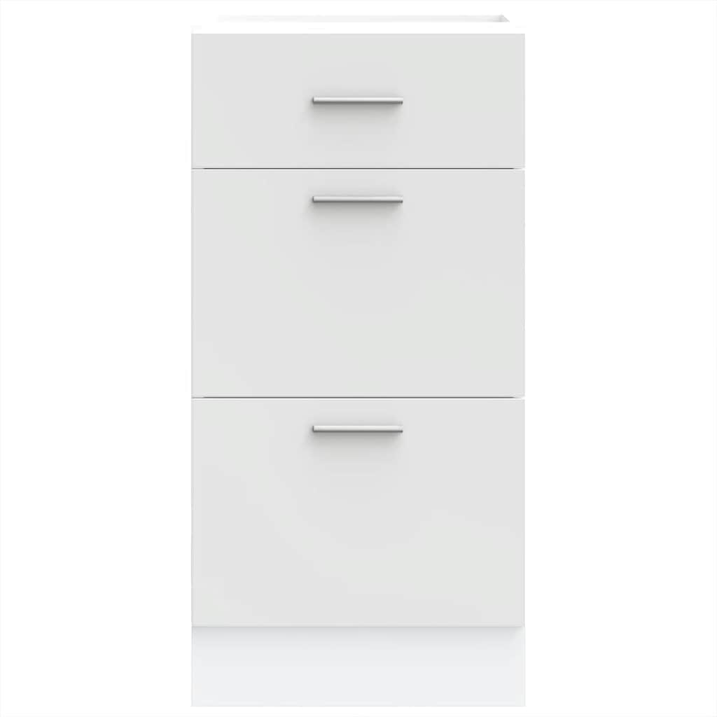 vidaXL Bottom Cabinet White 40x46x81.5 cm Engineered Wood