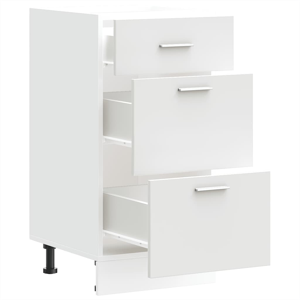 vidaXL Bottom Cabinet White 40x46x81.5 cm Engineered Wood