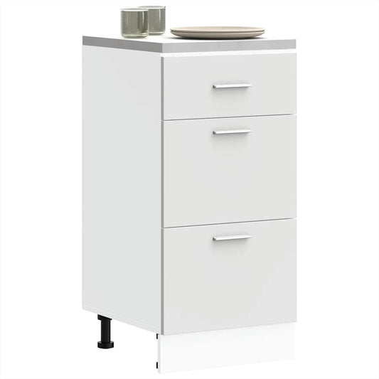 vidaXL Bottom Cabinet White 40x46x81.5 cm Engineered Wood