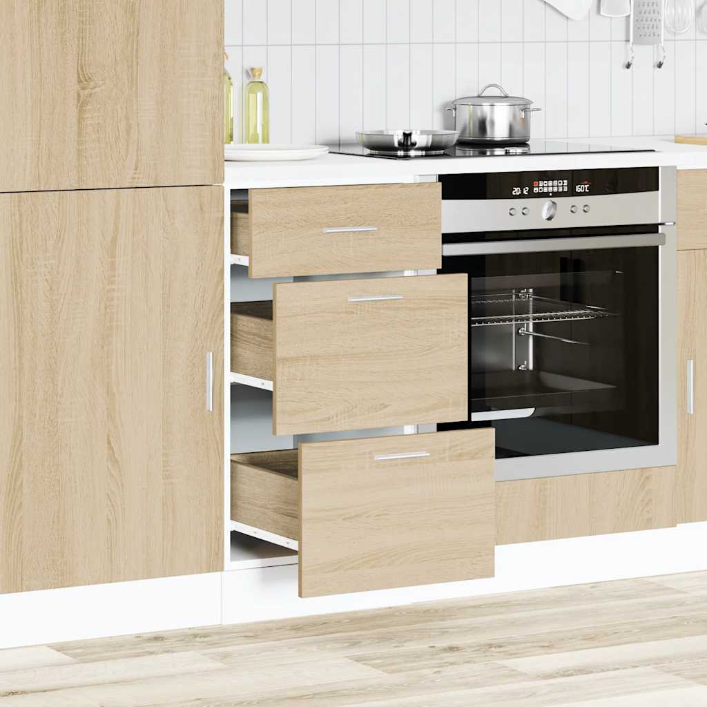 vidaXL Bottom Cabinet Sonoma Oak 40x46x81.5 cm Engineered Wood