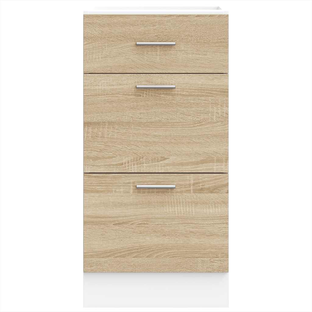 vidaXL Bottom Cabinet Sonoma Oak 40x46x81.5 cm Engineered Wood