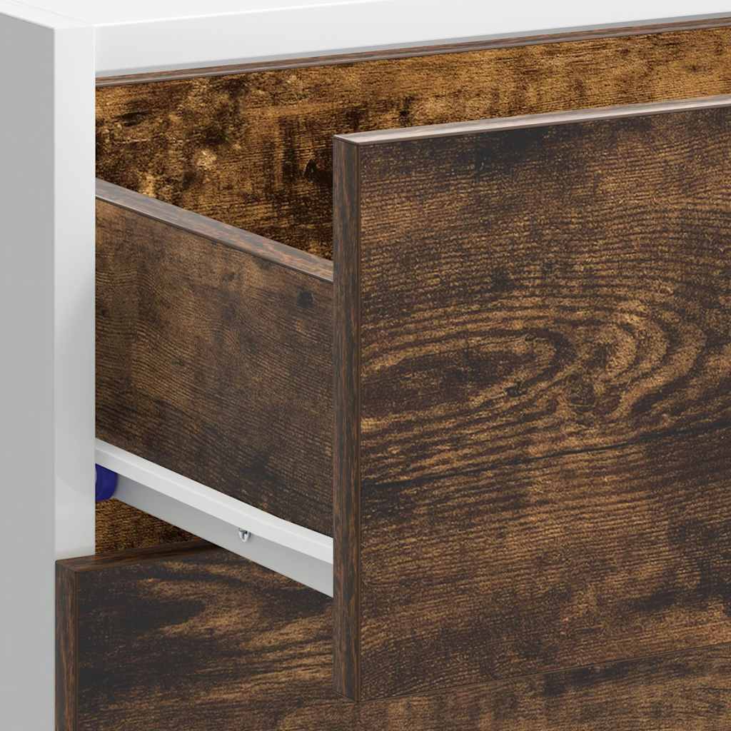 Bottom Cabinet "Lyon" Smoked Oak 40x46x81,5 cm Engineered Wood