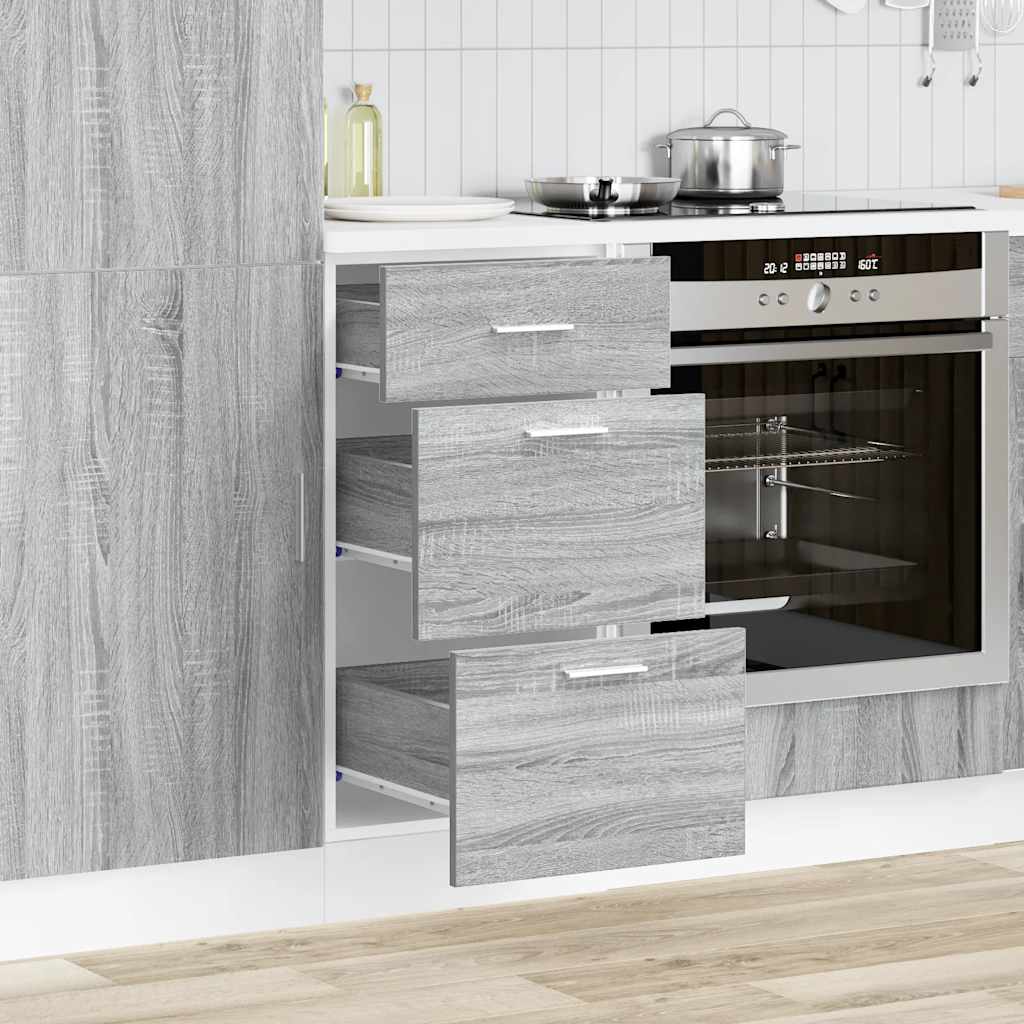 Bottom Cabinet "Lyon" Grey Sonoma 40x46x81,5 cm Engineered Wood
